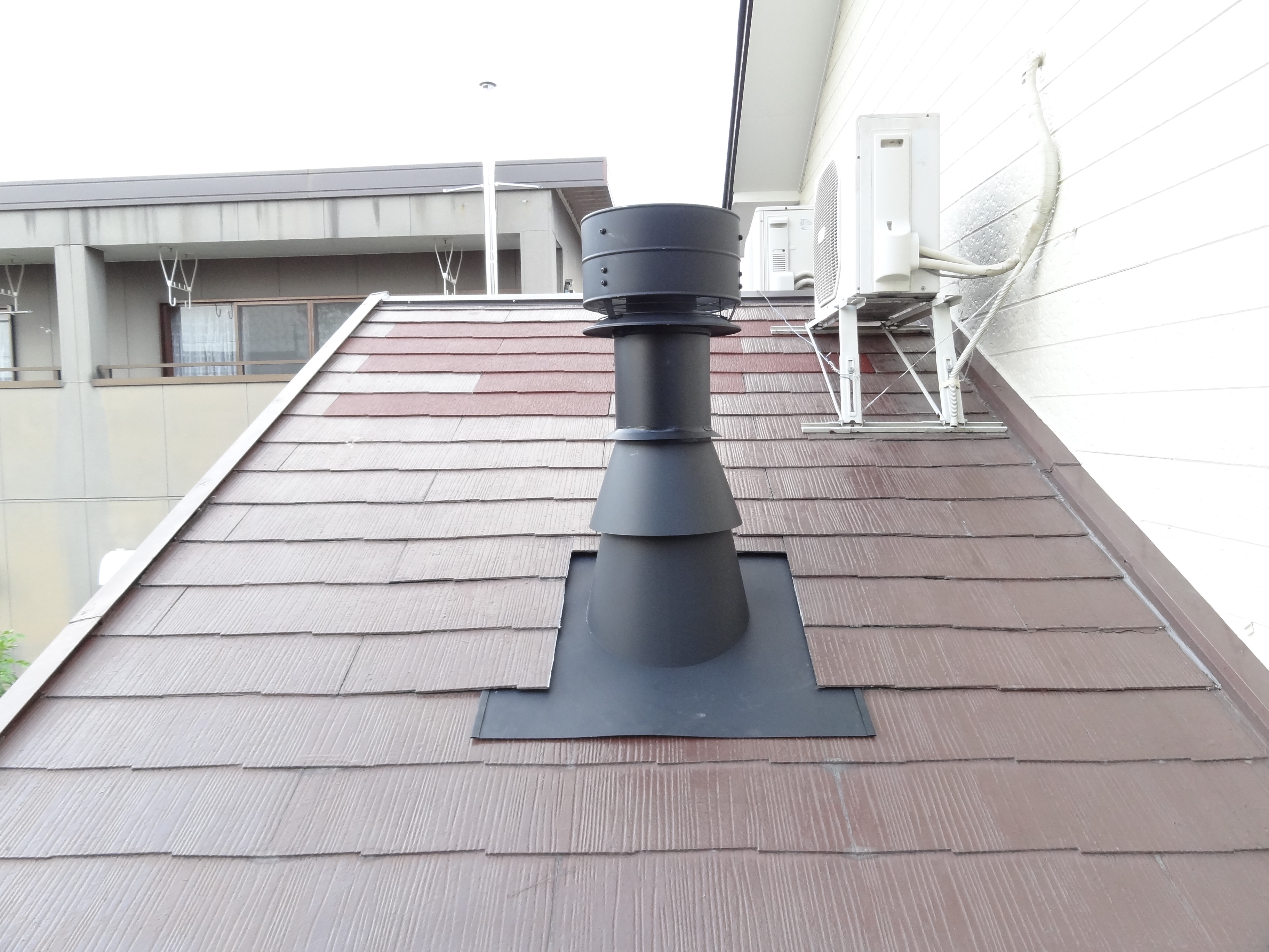 SCANストーブ設置工事