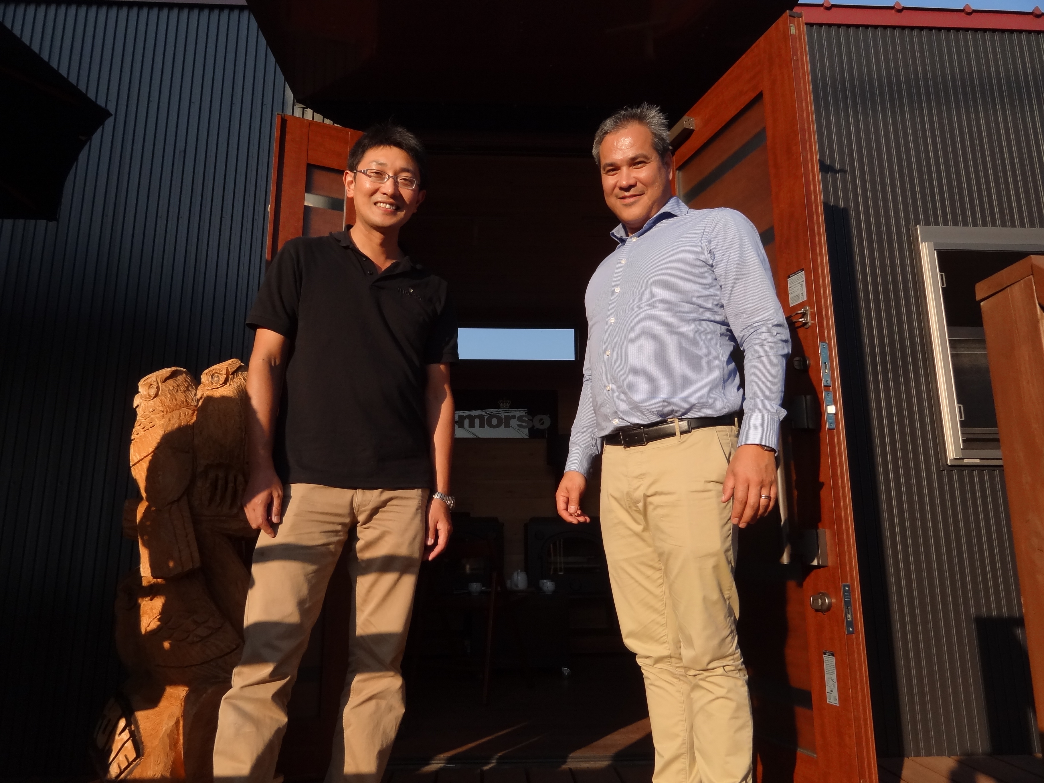 モルソー社のジョンさんと再会