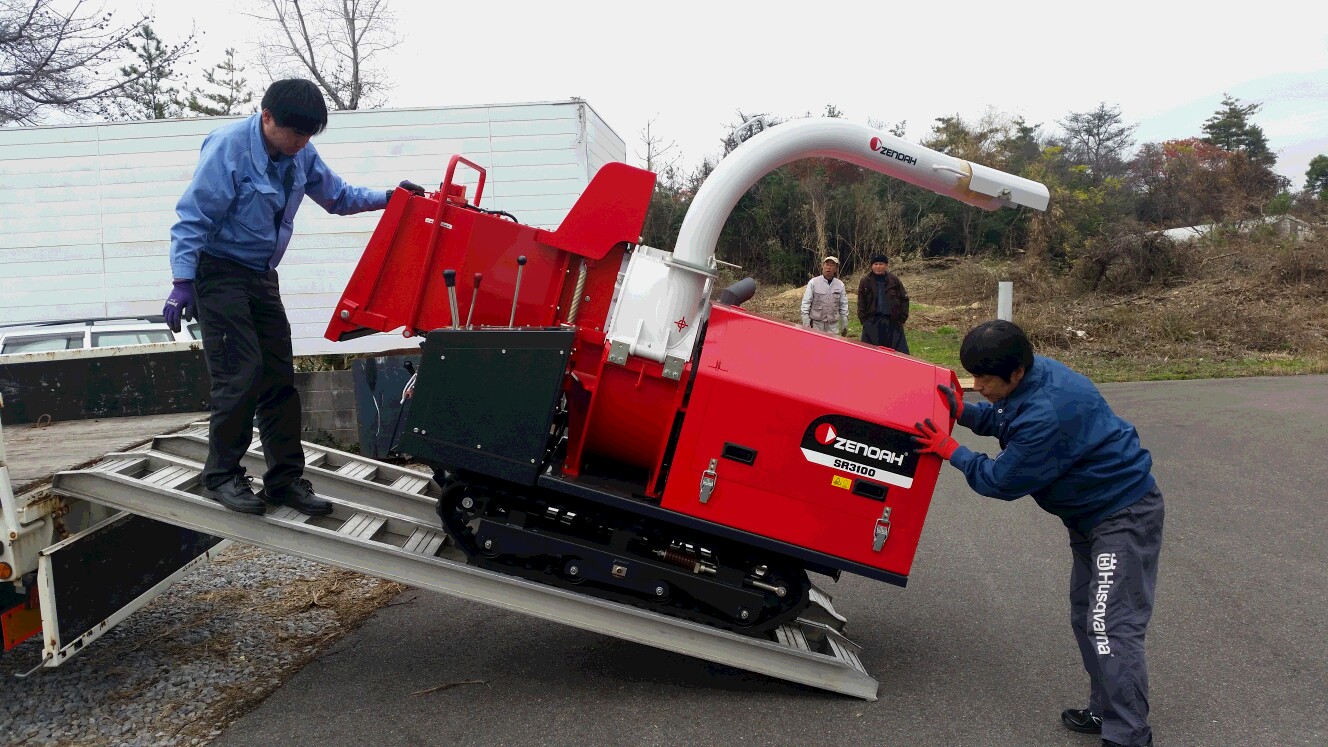 ゼノア チッパシュレッダ納品