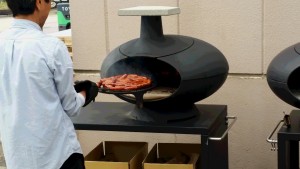 モルソー松戸ショールーム　ピザ窯